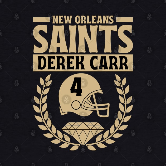 New Orleans Saints Derek Carr 4 American Football by Astronaut.co